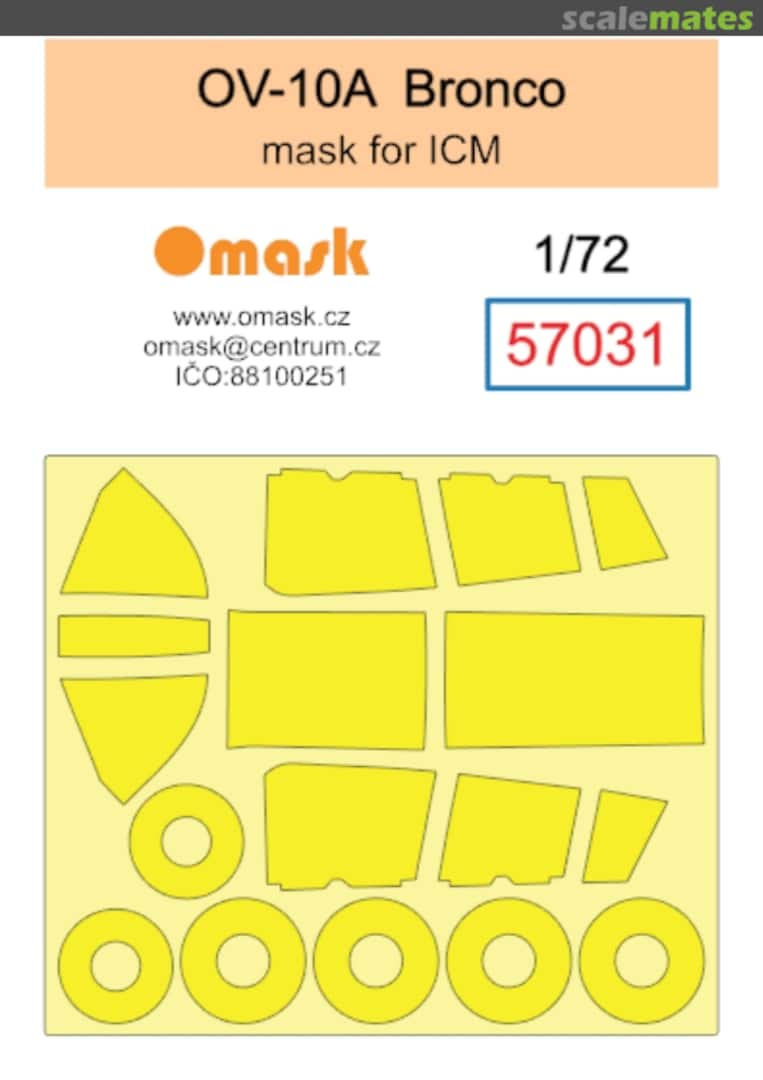 Boxart OV-10A Bronco mask 57031 Omask