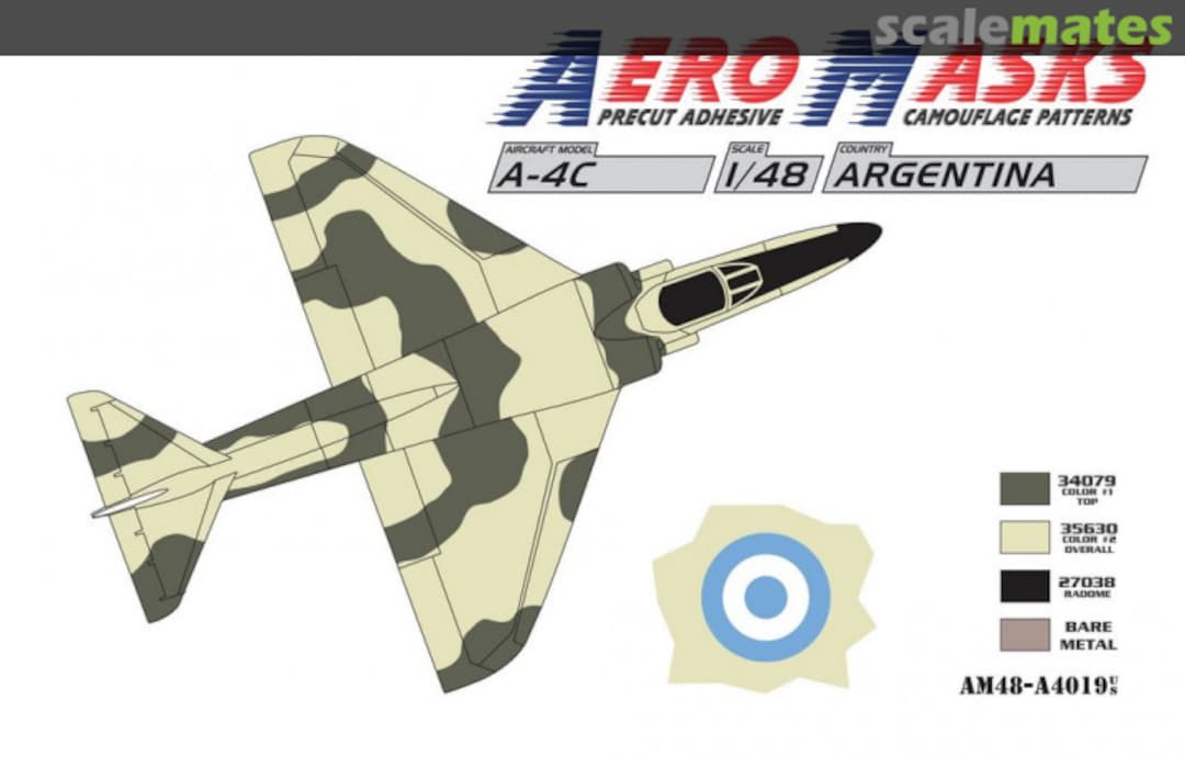 Boxart A-4C Argentina AM48-A4019 AeroMasks