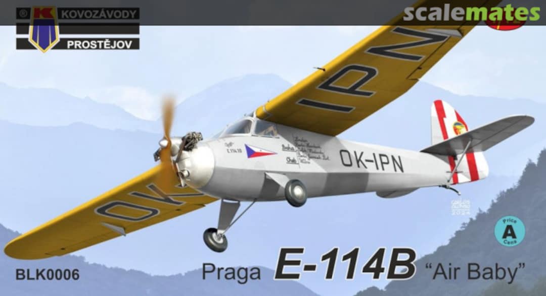 Boxart Praga E-114B "Air Baby" BLK0006 Kovozávody Prostějov