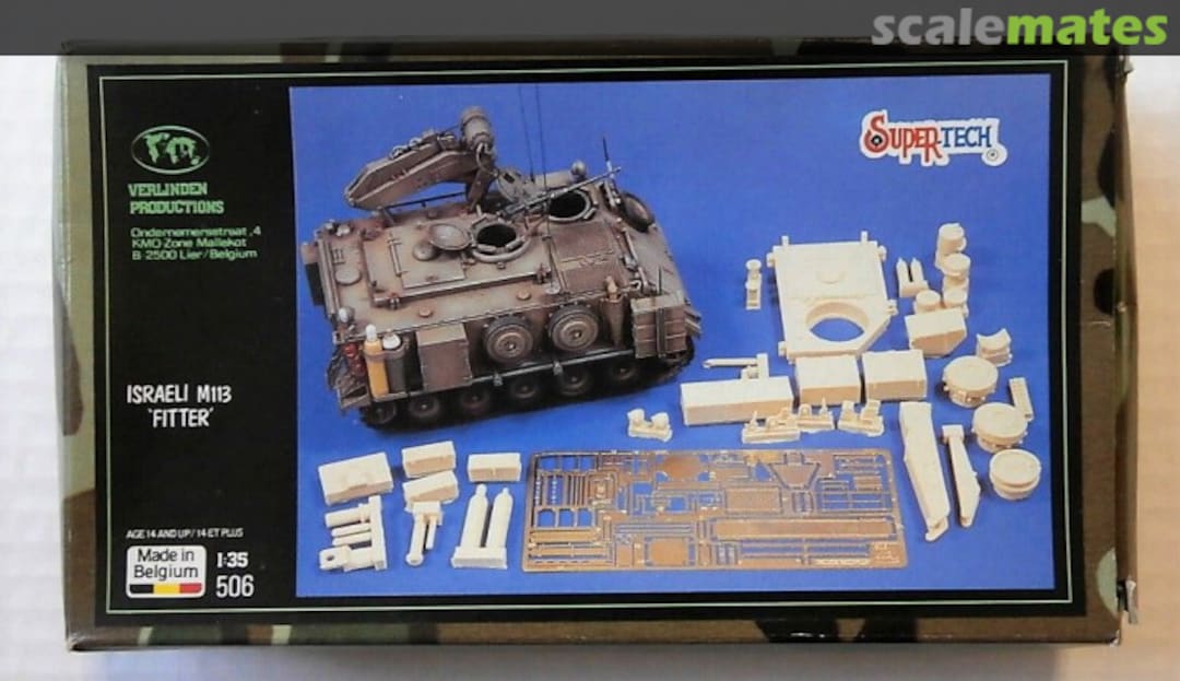 Boxart Israeli M113 Fitter 506 Verlinden Productions