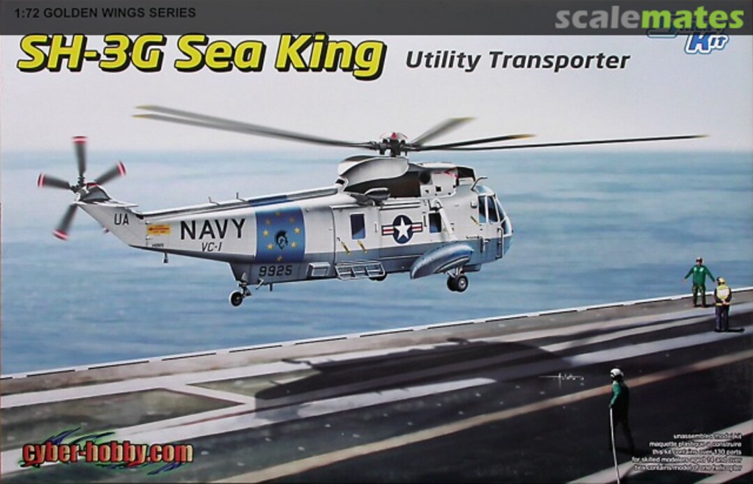 Boxart Sikorsky SH-3G Sea King 5113 Cyber Hobby