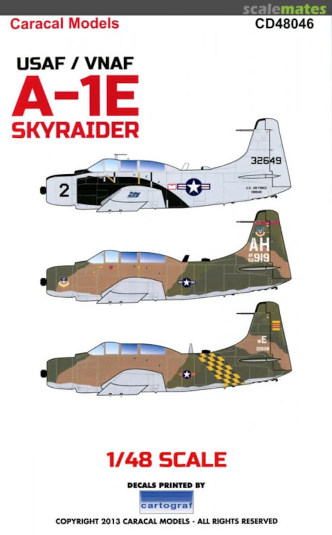 Boxart A-1E Skyraider CD48046 Caracal Models