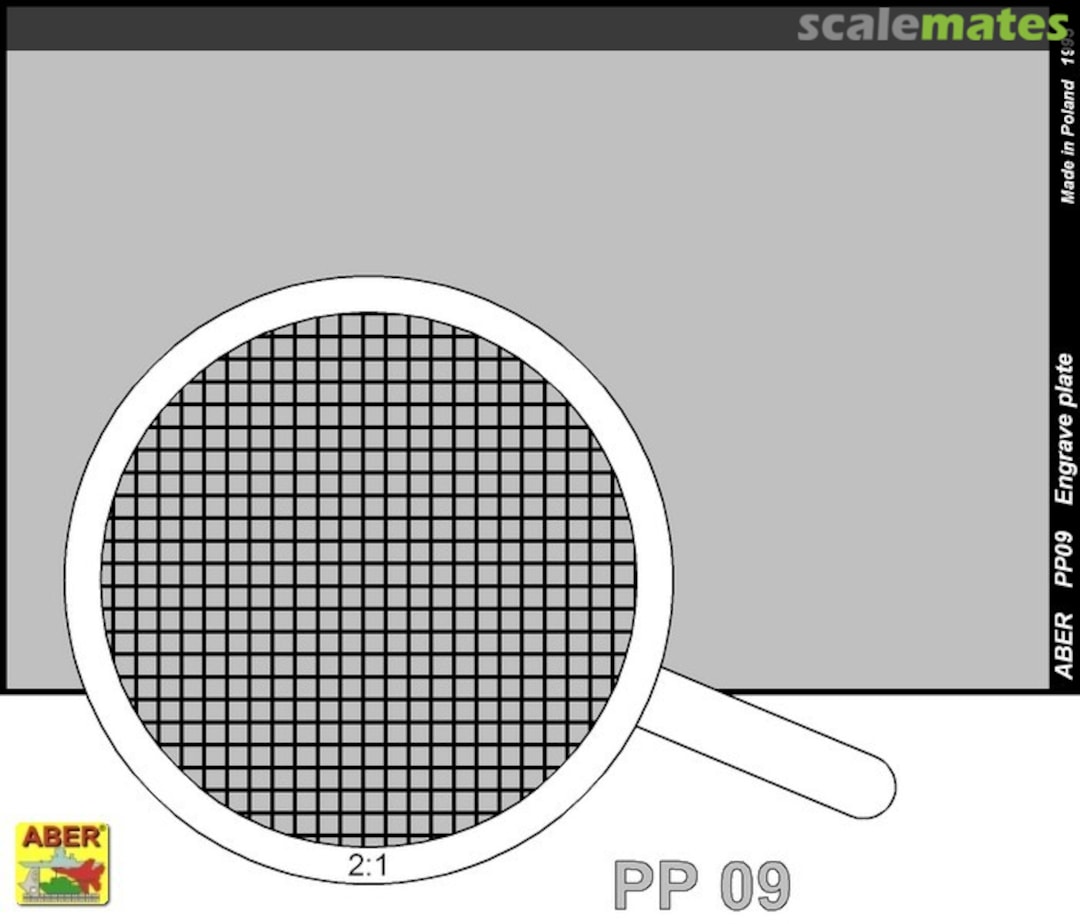 Contents Engraved Plate No. 9 (90x60mm) Non-Skid Plate PP09 Aber