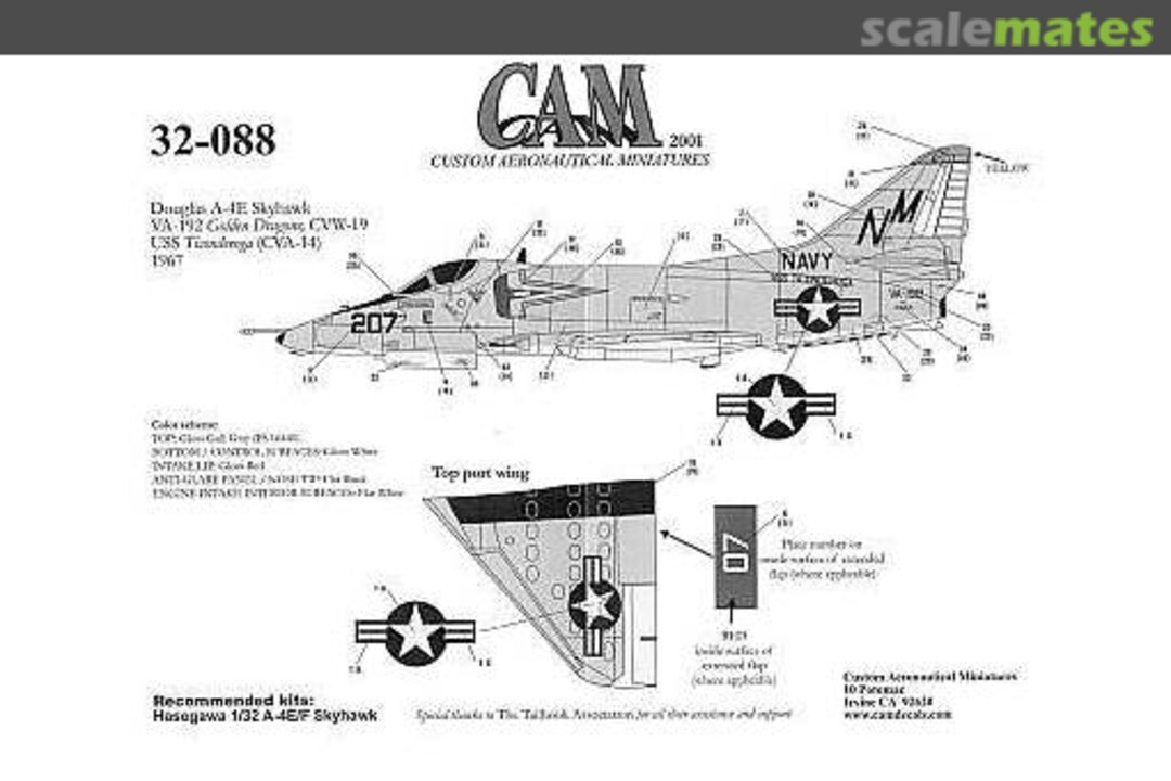 Boxart A-4E Skyhawk 32-088 CAM