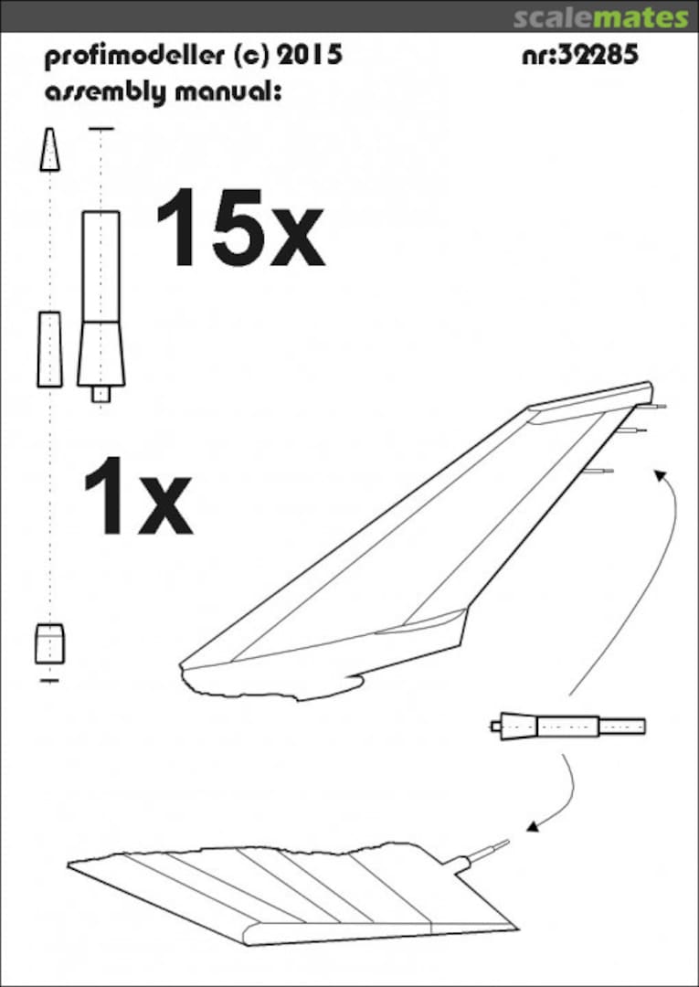 Boxart F-16XL set 32285 Profimodeller