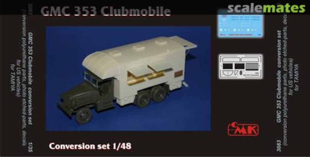 Boxart GMC 353 Clubmobile conversion set 3083 CMK