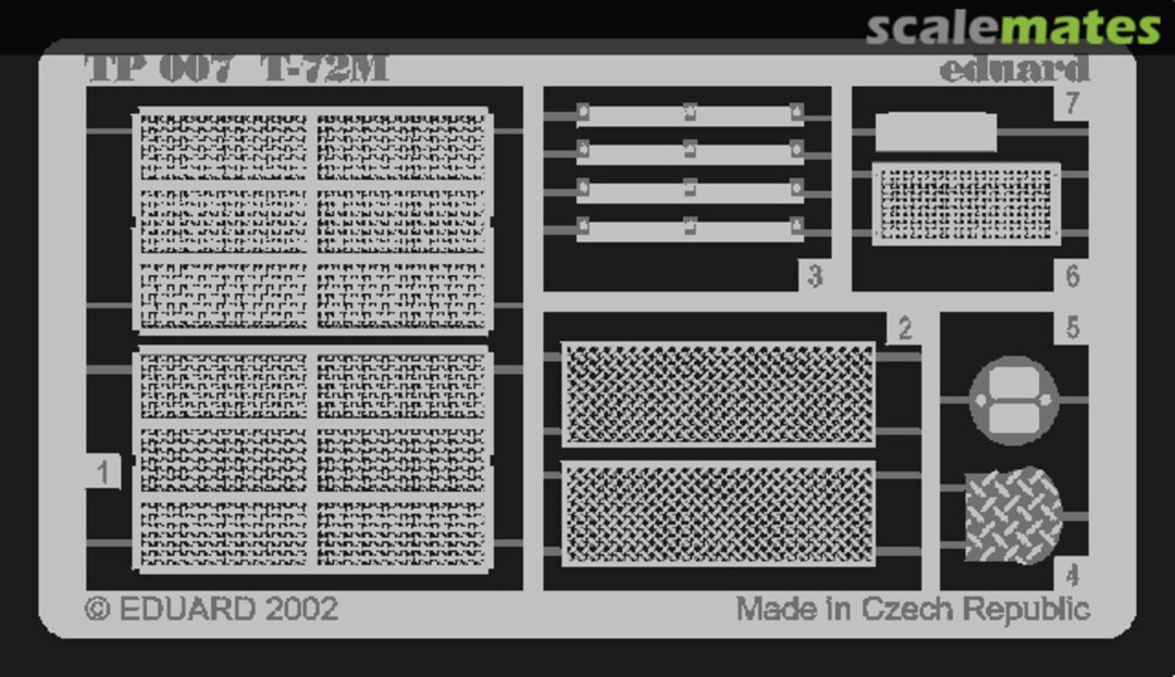 Boxart T-72M TP007 Eduard