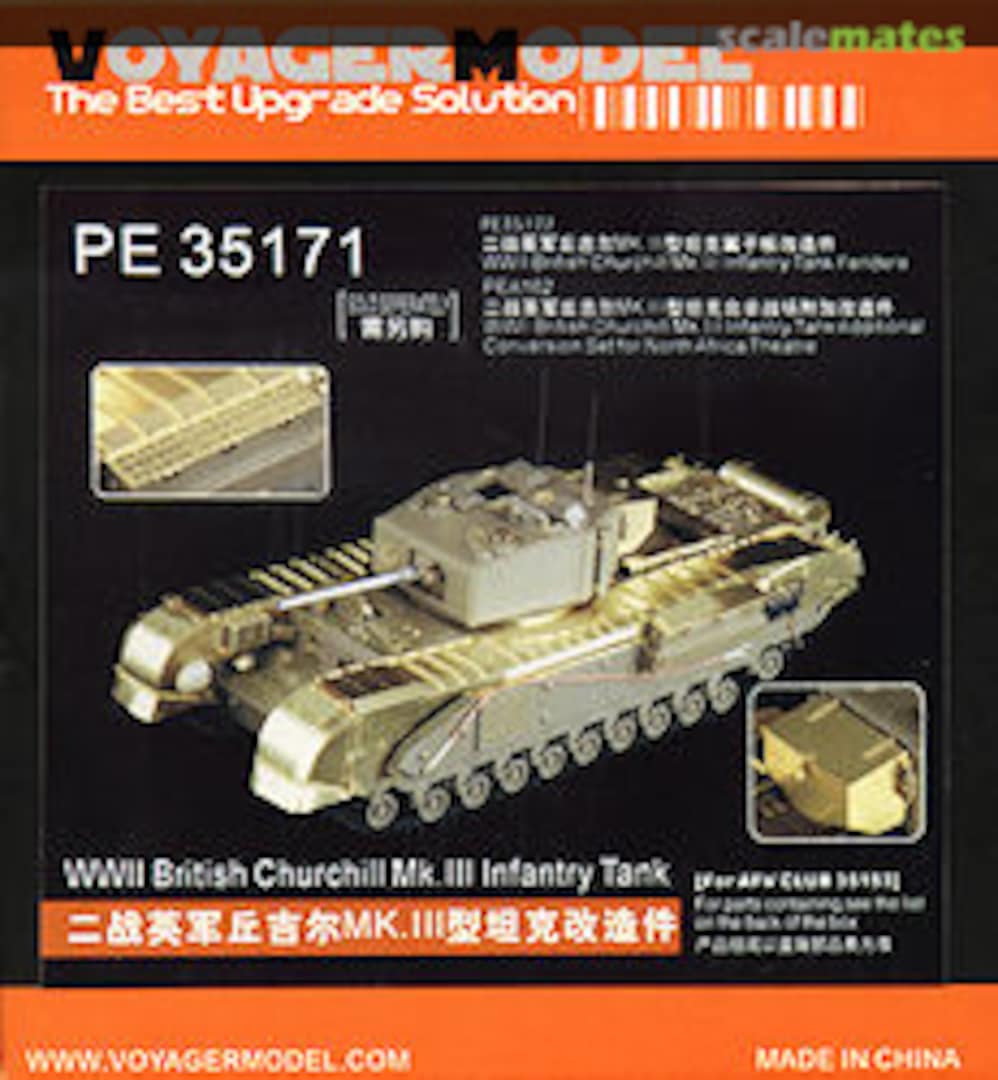 Boxart Churchill Mk.III PE35171 Voyager Model