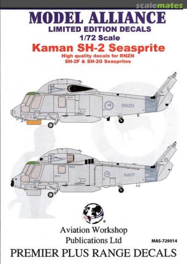 Boxart Kaman SH-2F/G Seasprite MAS-729014 Model Alliance