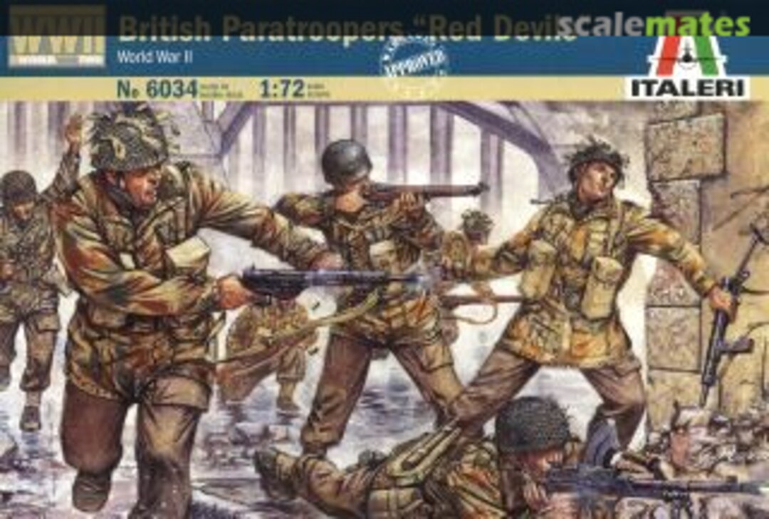 Boxart British Paratroopers Red Devils 6034 Italeri