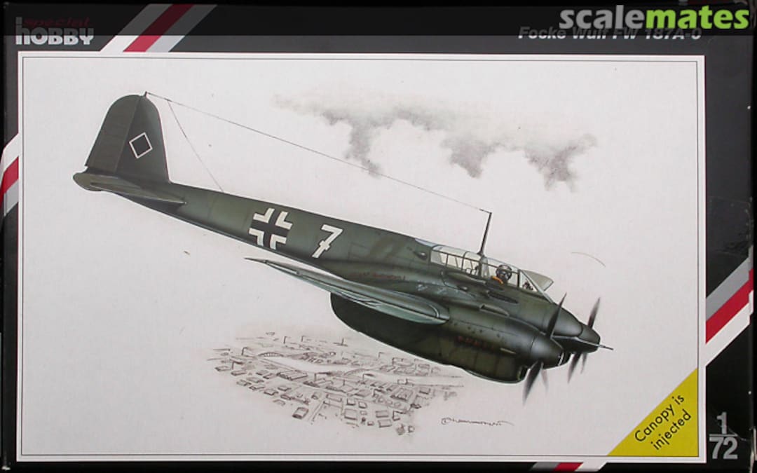 Boxart Focke Wulf Fw 187 A-0 SH72056 Special Hobby
