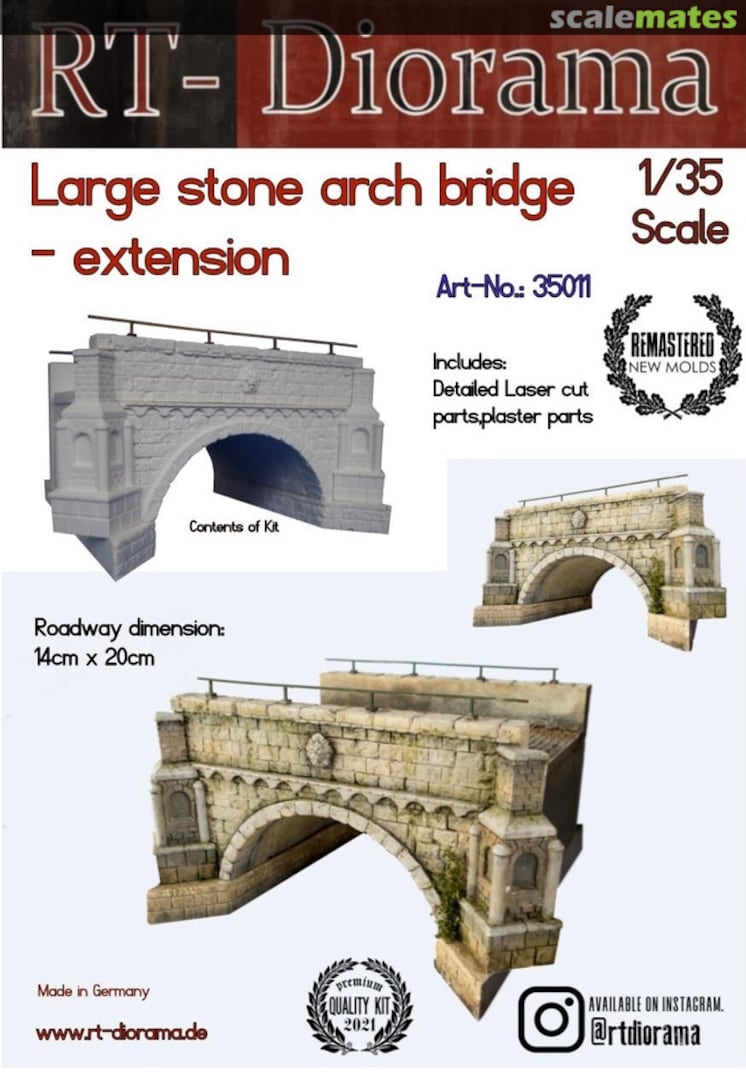 Boxart Large Stone Arch Bridge - Extension 35011 RT-Diorama