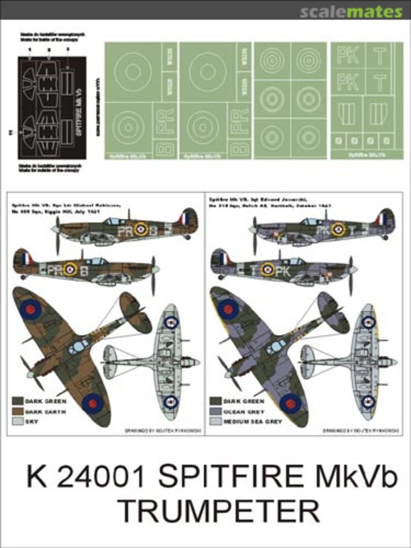 Boxart Spitfire Mk VB K24001 Montex