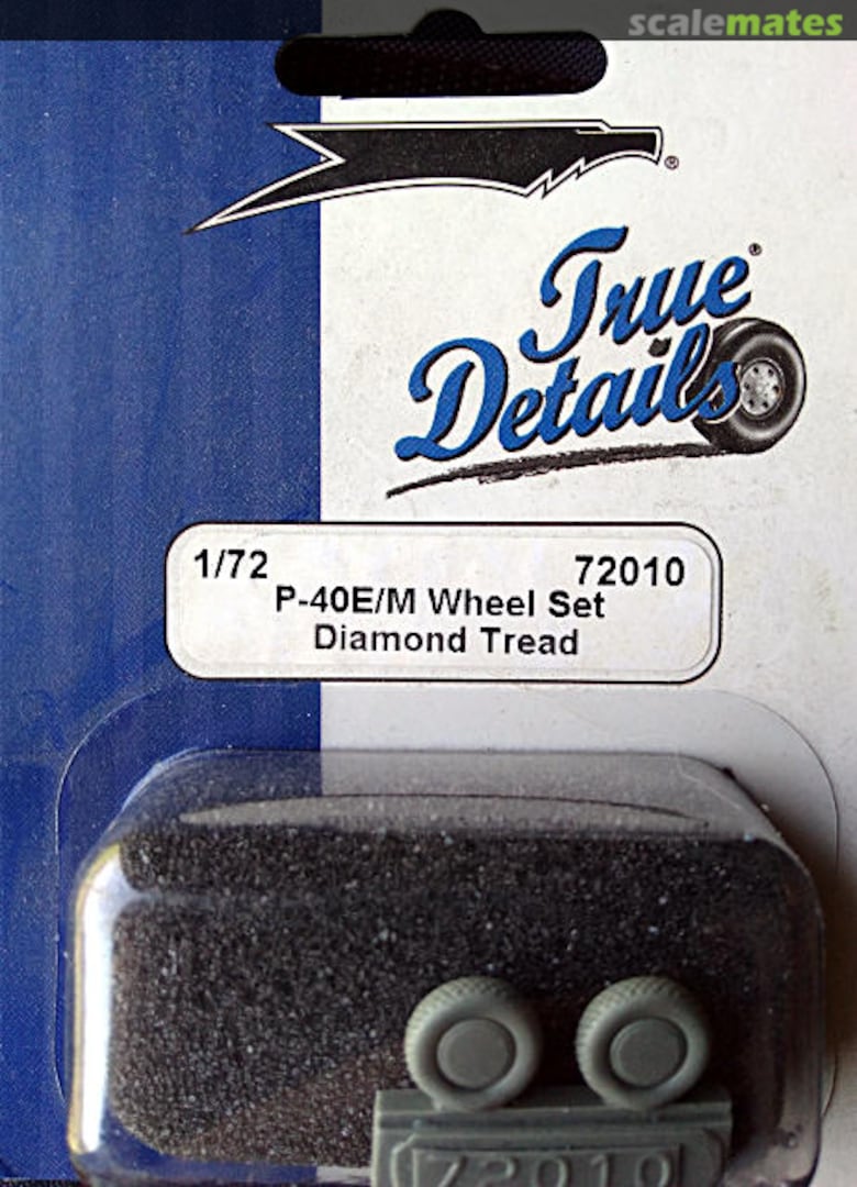 Boxart P-40E-M Wheel Set 72010 True Details