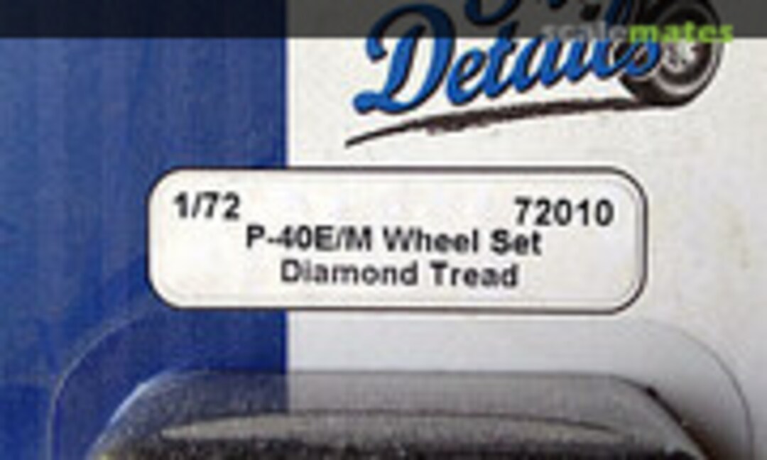 1:72 P-40E-M Wheel Set (True Details 72010)