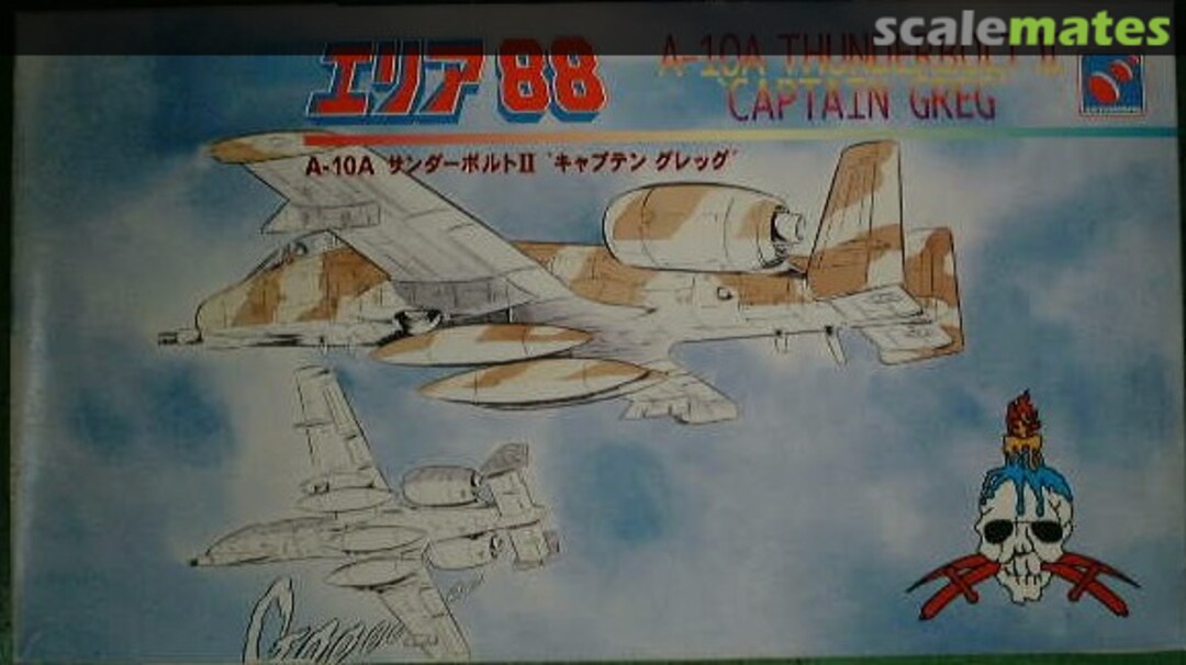 Boxart A-10A Thunderbolt II Captain Greg 65414 Hasegawa