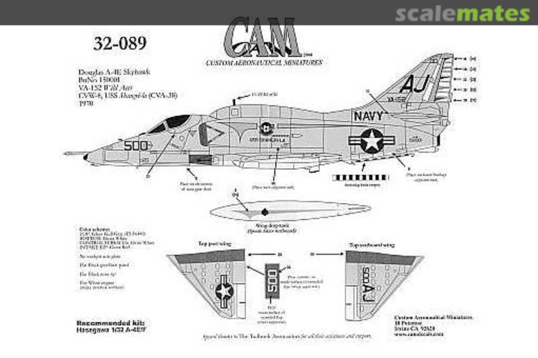 Boxart A-4E Skyhawk 32-089 CAM