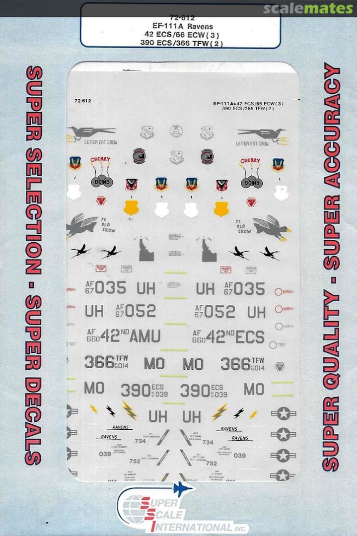 Boxart EF-111A Ravens 72-612 SuperScale International