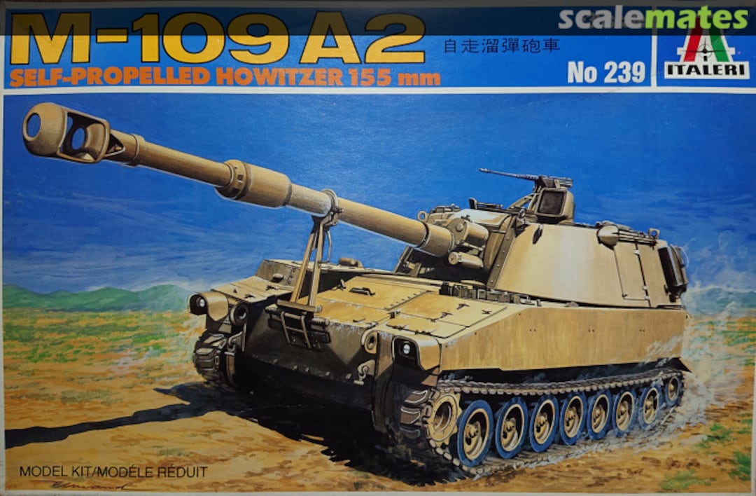 Boxart M-109 A2 239 Italeri