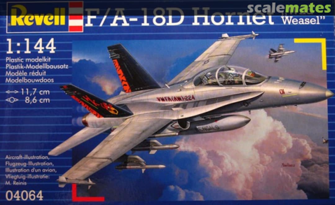 Boxart F/A-18D Hornet "Wild Weasel" 04064 Revell