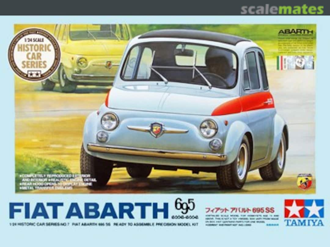 Boxart Fiat Abarth 695SS 89675 Tamiya