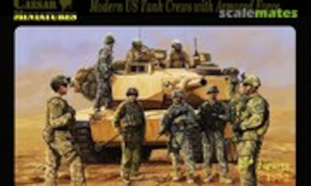 1:72 Modern US Tank Crews with Armored Force (Caesar Miniatures H103)