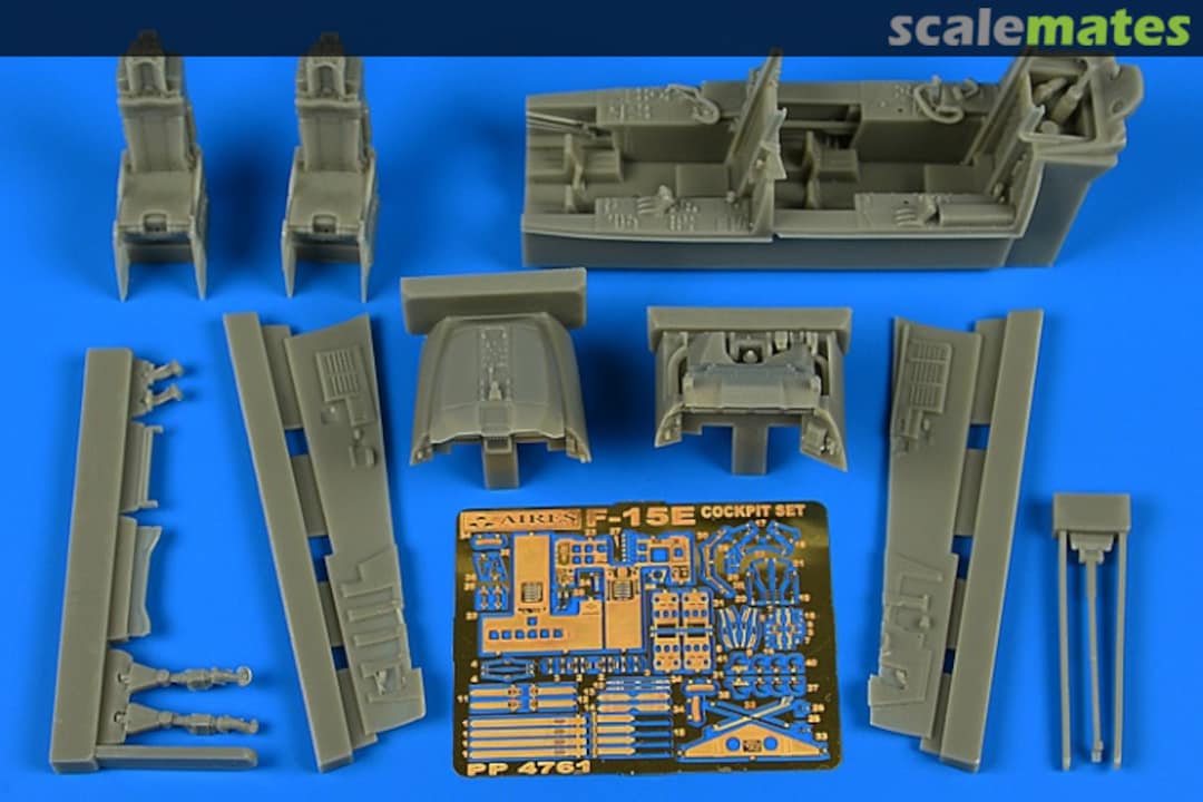 Boxart F-15E Strike Eagle cockpit set 4761 Aires