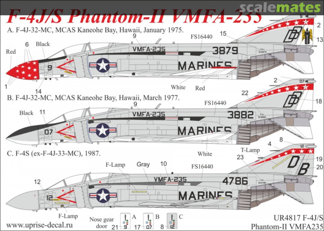 Boxart F-4J/S Phantom-II VMFA-235 UR14417 UpRise