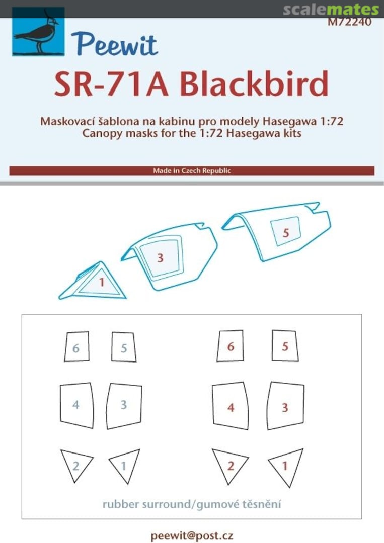 Boxart SR-71A Blackbird M72240 Peewit