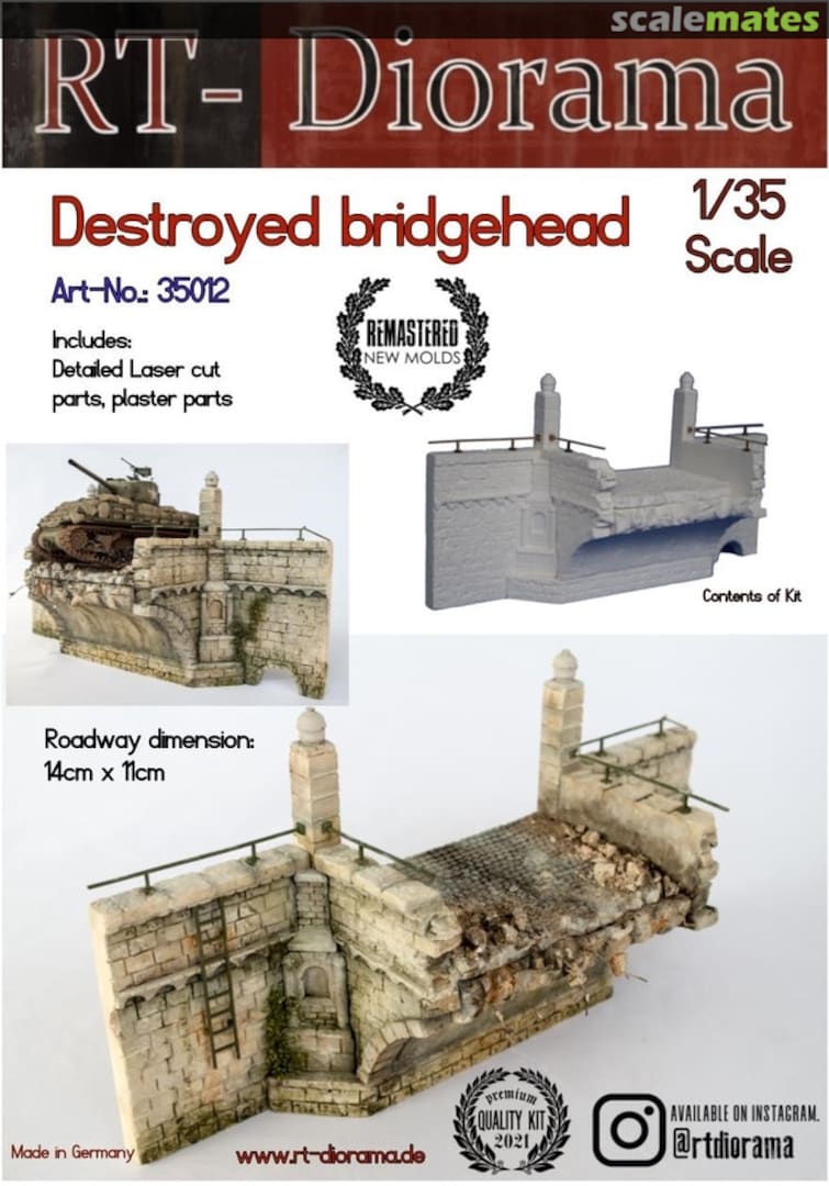 Boxart Destroyed Bridgehead 35012 RT-Diorama