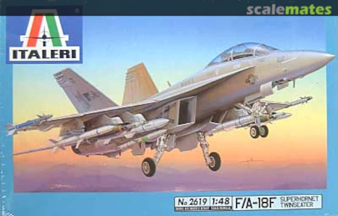 Boxart F/A-18F Super Hornet 2619 Italeri