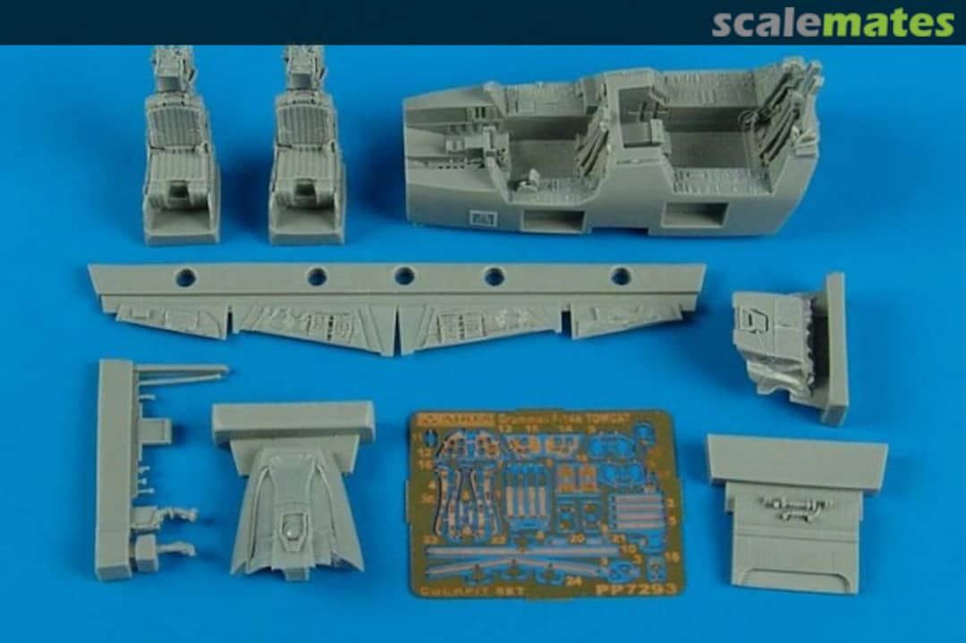 Boxart F-14A Tomcat cockpit set 7293 Aires