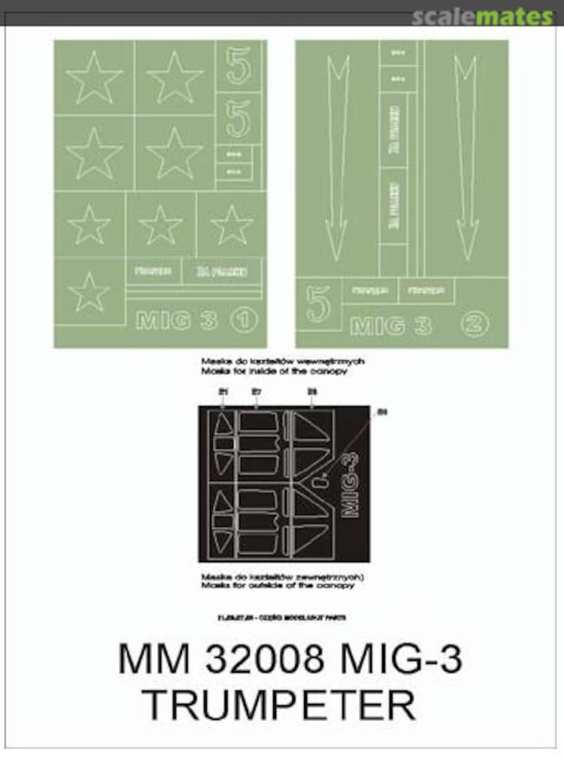 Boxart Mikoyan-Gurevich MiG-3 SM32008 Montex