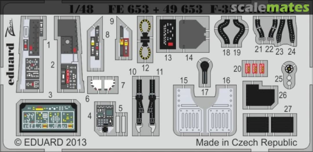 Boxart F-35B interior S. A. FE653 Eduard