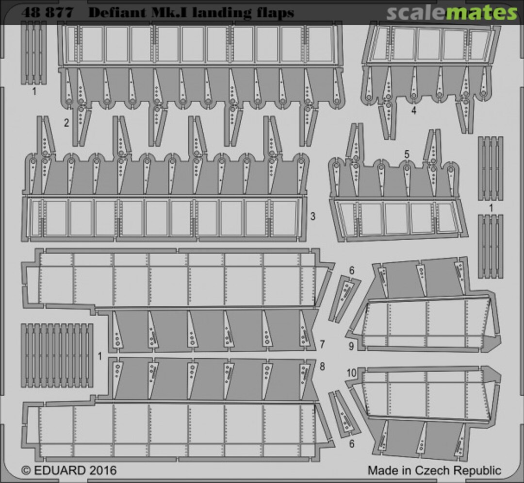 Boxart Defiant Mk.I - Landing flaps 48877 Eduard