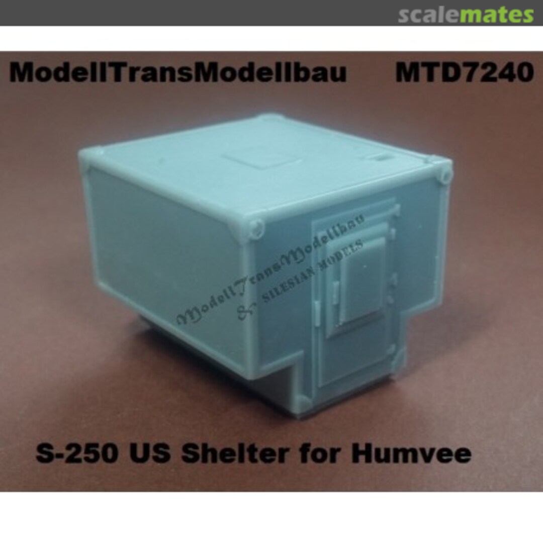 Boxart S-250 US Shelter for Humvee 7240 Modell Trans Modellbau