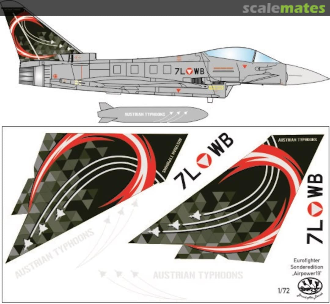 Boxart Austrian Eurofighter Typhoon FJ 32021 Brent-Air-Decals