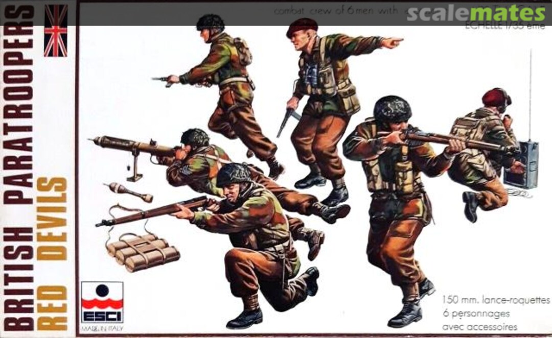 Boxart British Paratroopers Red Devils 5002 ESCI