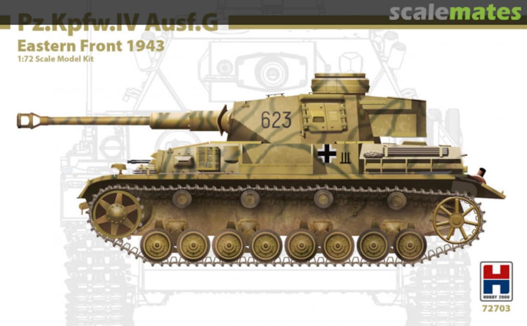 Boxart Pz.Kpfw.IV Ausf.G 72703 Hobby 2000