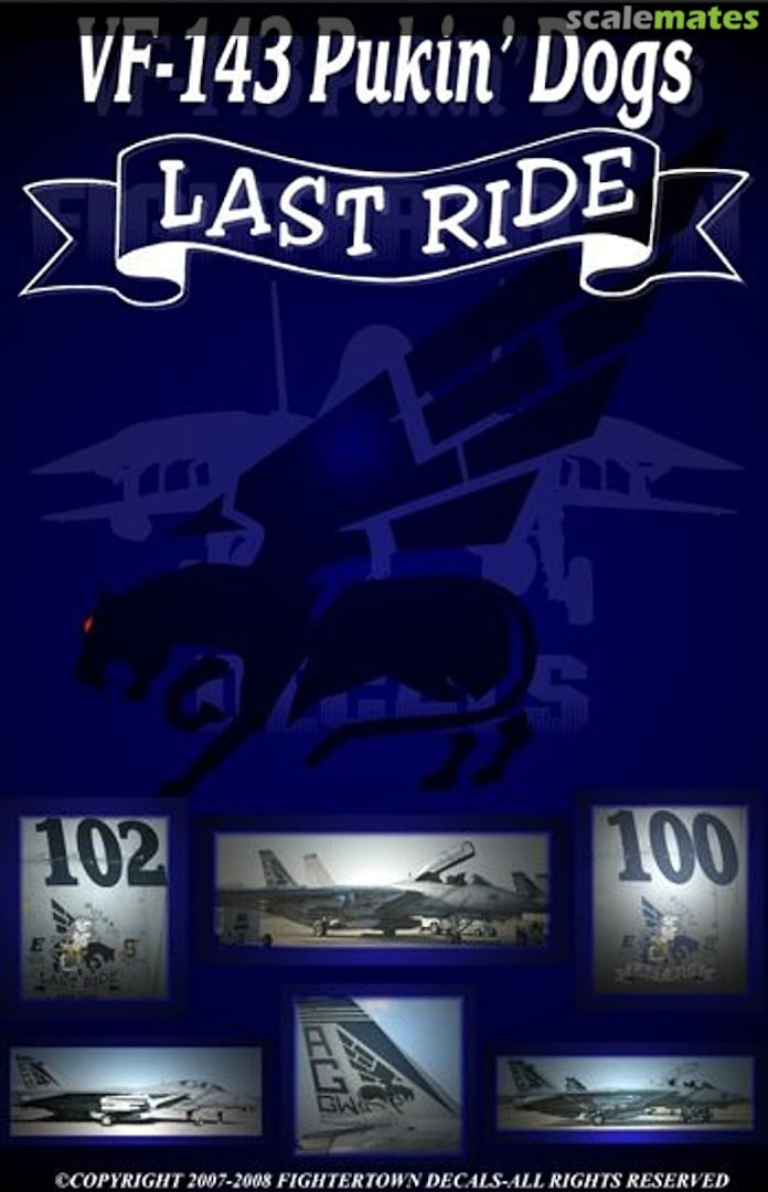 Boxart VF-143 Pukin' Dogs "Last Ride" 48003 Fightertown Decals