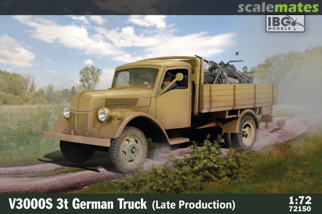 Boxart V3000S 3t German Truck 72150 IBG Models