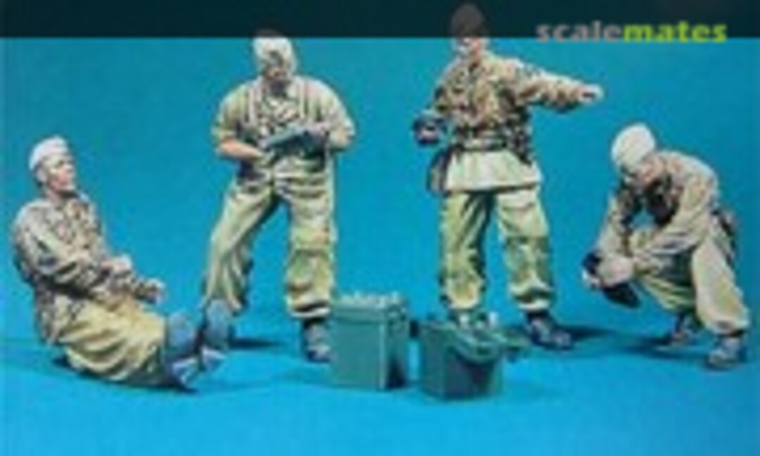 1:35 Luftwaffe (HG Div.) 2cm Flak crew (4) (KIRIN 25017)