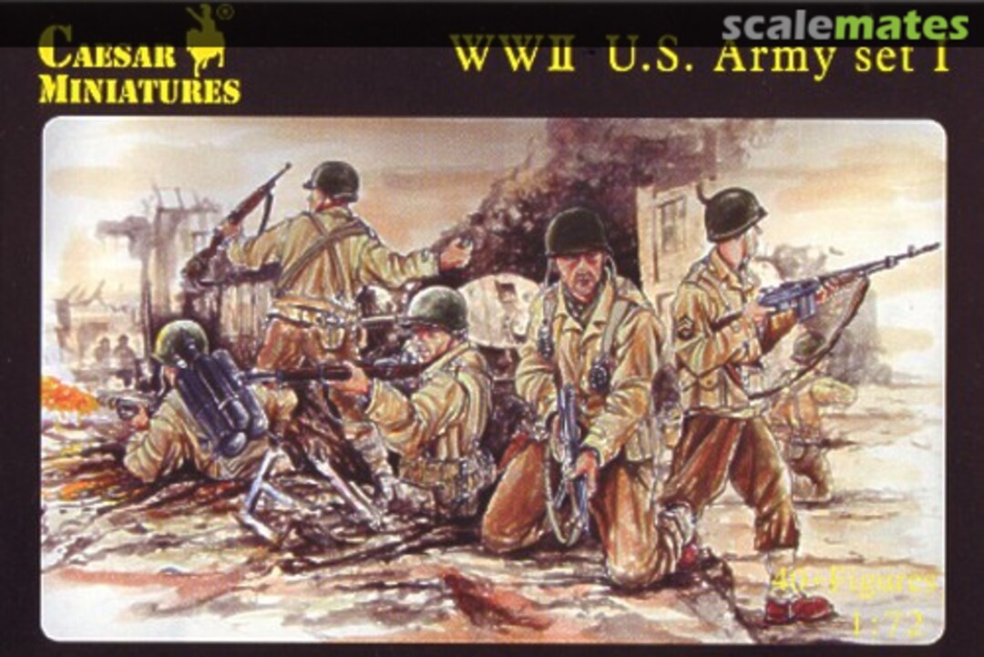 Boxart WWII US Army Set I H054 Caesar Miniatures