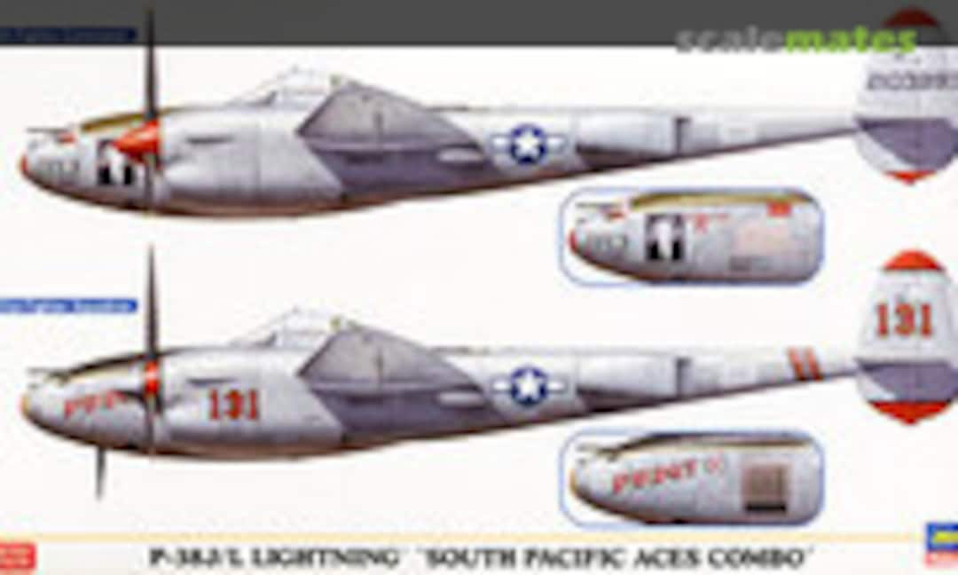 1:72 P-38J P-38L Lightning 'South Pacific Aces Combo' (2 kits) (Hasegawa 02068)