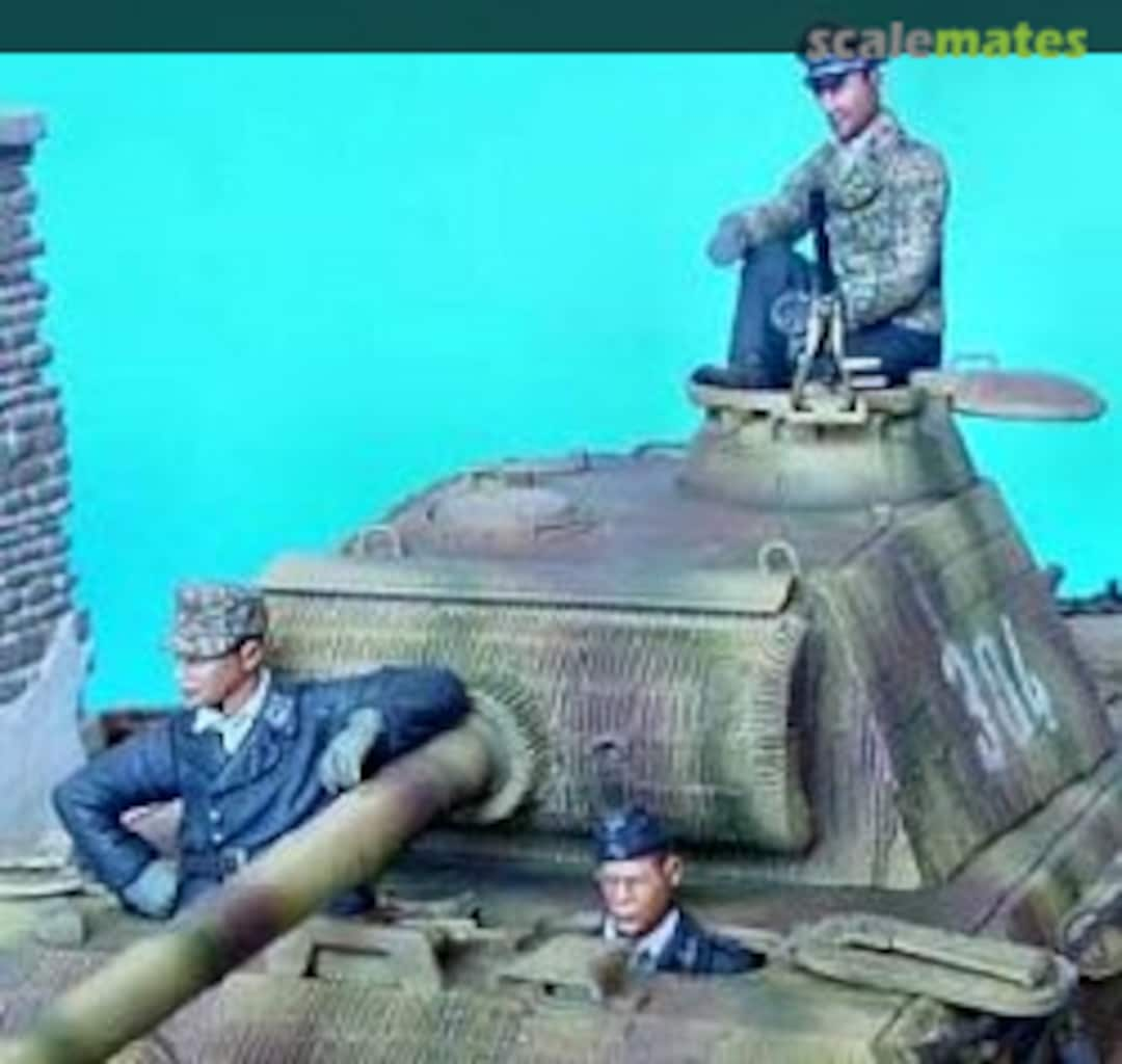 Boxart Panther Tank Crew FST040 Firestorm Models