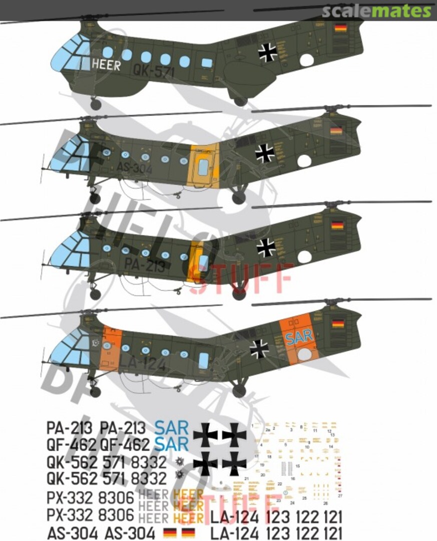 Boxart Vertol H-21 / V-43 V-44 DF30548 DF HeloStuff