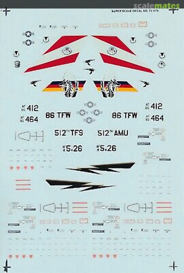 Boxart USAFE F-16C's 72-576 SuperScale International