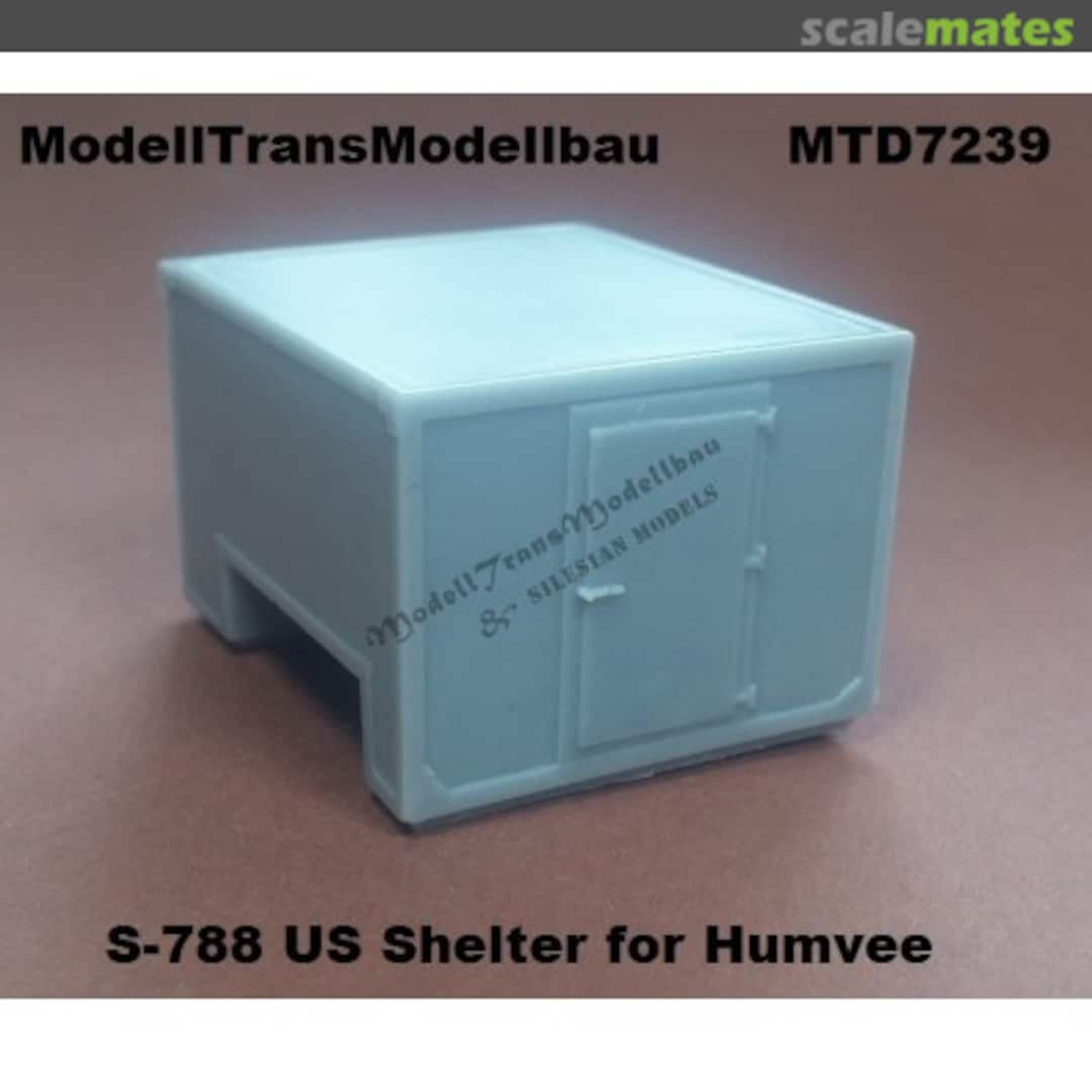 Boxart S-788 US Shelter for Humvee 7239 Modell Trans Modellbau