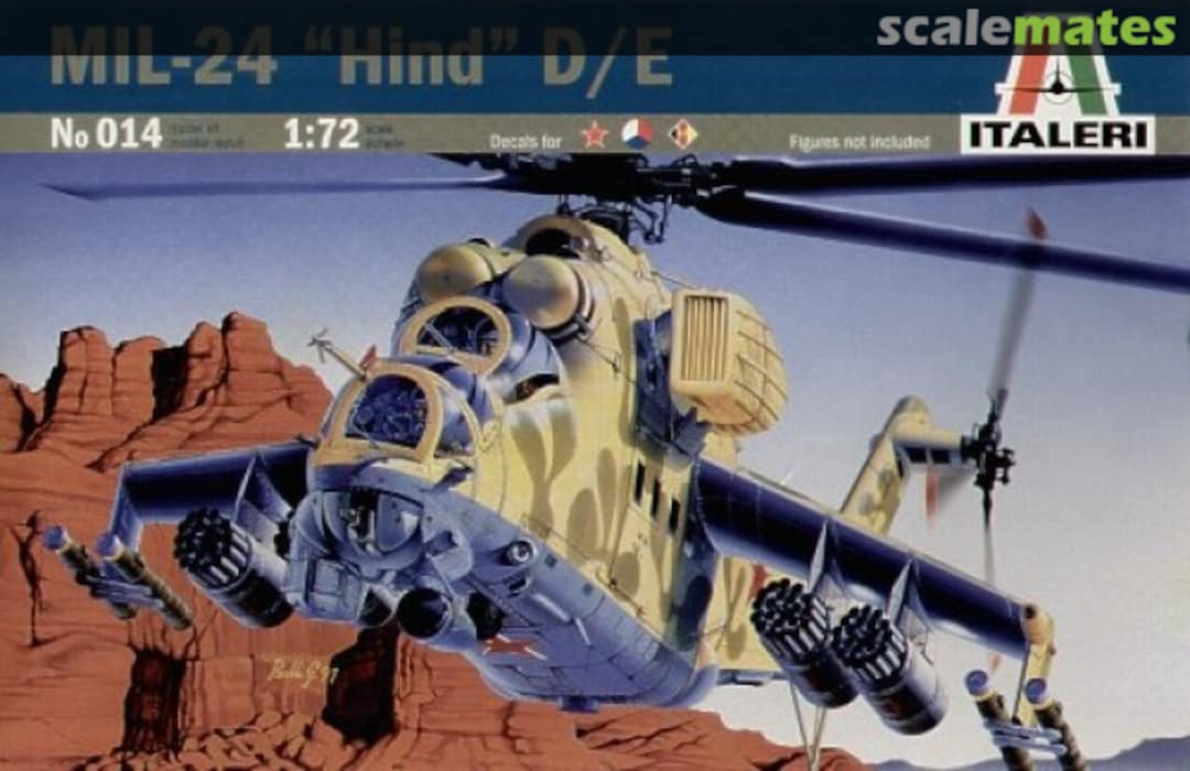 Boxart MIL-24 "HIND" D/E 014 Italeri