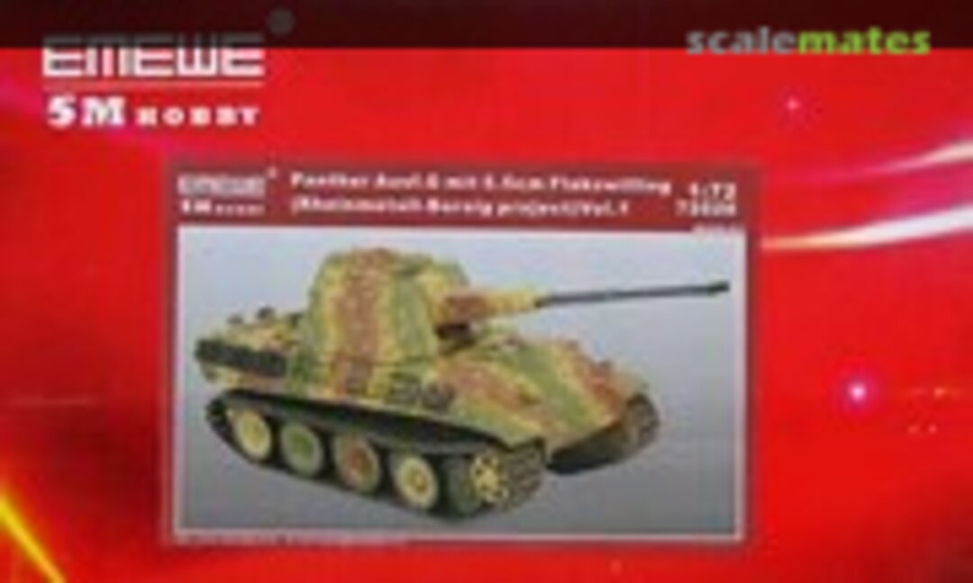 Panther Ausf.G mit 5.5cm Flakzwilling (Rheinmetall-Borsig Project)Vol.1 (5M Hobby 72020)